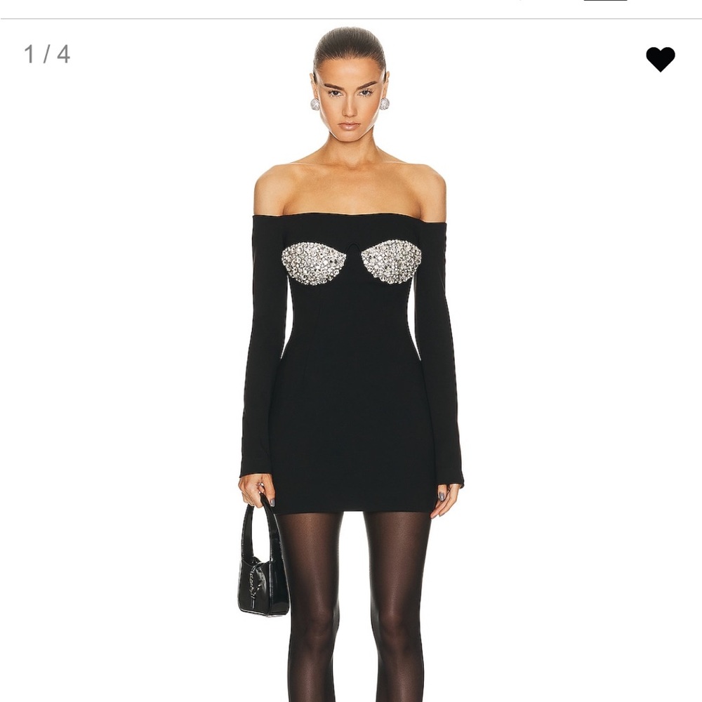 Area Crystal Cup mini dress size S